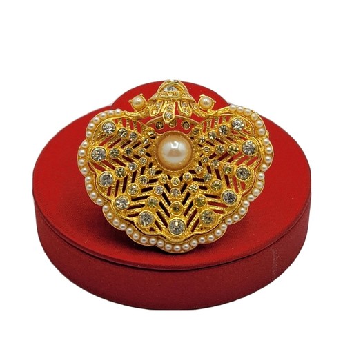 Spilla vintage spilla strass