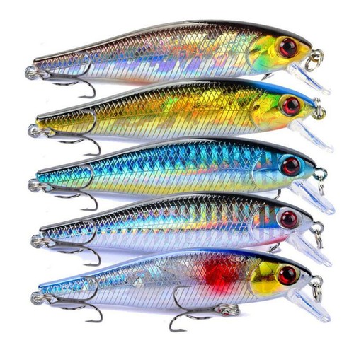 5pcs minnow esca - 5pcs, pesca