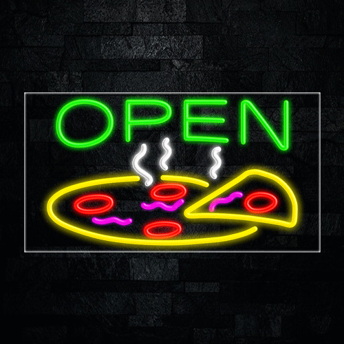Insegna neon led aperta - al,