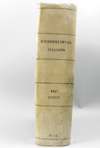 Giurisprudenza italiana 1957 - giurisprudenza,