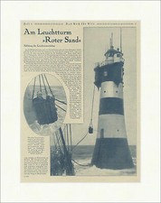 Am Leuchtturm sabbia rossa distacco dei guardiani del faro baia tedesca ED 839