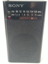 Sony ICF-P26 Portable AM/FM Transistor Radio. As Is. Working Fine, Loud.