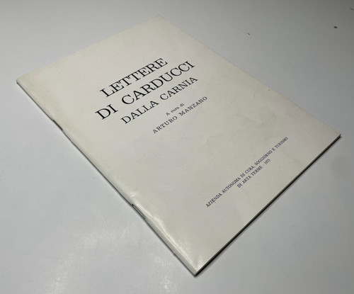 Lettere carducci dalla - di,