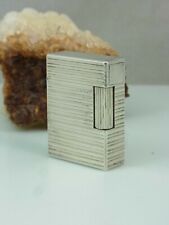 S.T. Dupont linea 1 piccolo modello argento accendino vintage 47mm x 35mm OTTIMO STATO