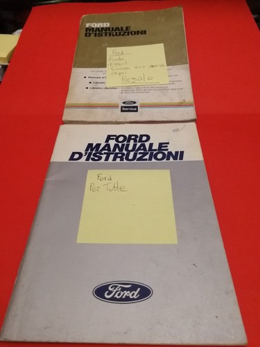 Ford libretto uso - uso, e