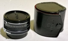 Minolta MD CONVERTER 2 X con Custodia n PELLE