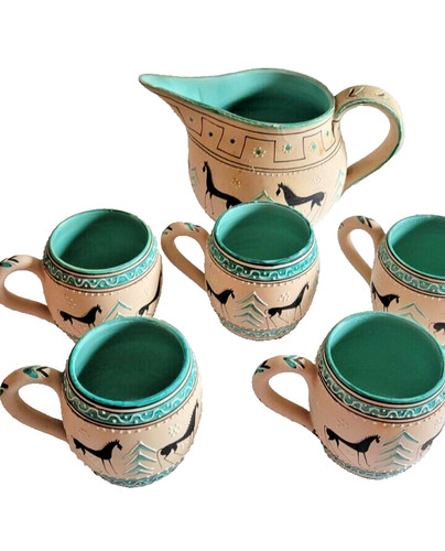 Servizio ceramica artistica - servizio, di