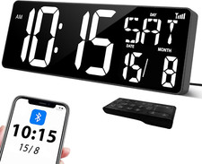 Orologio da Parete Digitale, Tempo di calibrazione automatica, 17'' LED Orologio