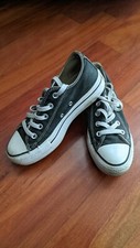 Converse All-Star Platform Nero Basse Usate EUR 35 UK 3 US 5 22 CM