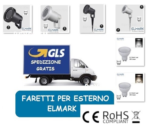 Faretto giardino gu10 - faretto,