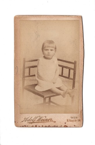 Foto cdv carina bambina - cdv,