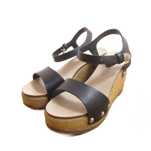 Chanel wedge sole sandals - wedge,