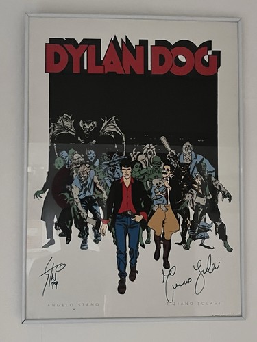 Dylan dog poster firmato - poster,
