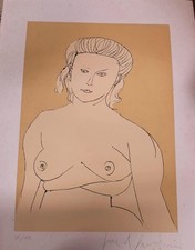 PERICLE FAZZINI Litografia nr. IX / XX senza cornice, firmata a mano, 70 X 50 cm