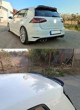 SPOILER TETTO NERO ALA AGGIUNTIVA ABS RS LOOK PER VW GOLF 7 MK7 2012-2017*