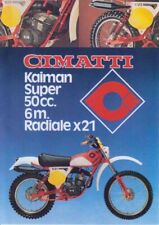 depliant, brochure-MOTO CIMATTI KAIMAN SUPER 50 X 21 -MOTOITALIANE VINTAGE MX