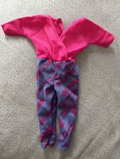 abito vestito tuta originale MATTEL BARBIE vintage anni 70/80 fuxia
