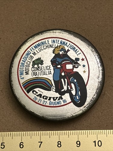 Spilla pin metallo cagiva - pin,