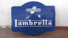 Insegna Lambretta originale 