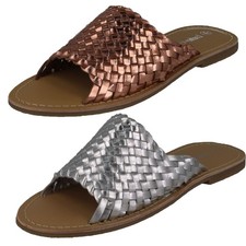 Sandali In Pelle Da Donna Slip