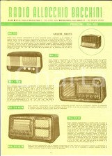 1950 milano radio allocchio - radio,