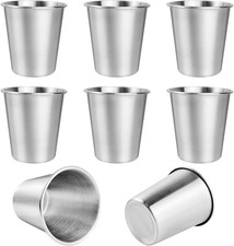 Tazza Acciaio Inox, 8 Pezzi