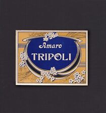 Amaro Tripoli etichetta da