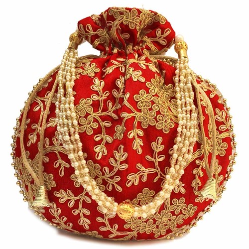 Borsa potli batwa seta - borsa, in