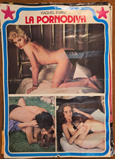 Manifesto originale 1978 Film erotico La Pornodiva (JILL) con Raquel Evans