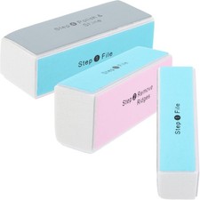  3 Pcs Attrezzi Manicure Blocco Di Lucidatura Striscia Delle Unghie