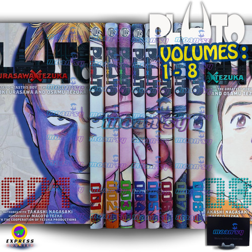 Pluto manga vol inglese - pluto, 1-8