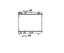 RADIATORE ACQUA MOTORE TOYOTA