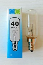 LOTTO 3-10 LAMPADINA INCANDESCENZA TUBOLARE 230-240V E14 40W CAPPA CUCINA NUOVE