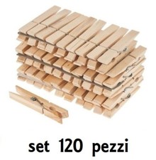 Set 120 Pezzi Mollette Pinze