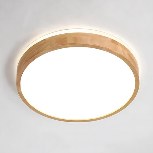 Plafoniera led legno - led,