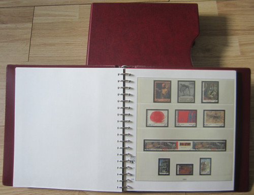 Album lindner simili cuir - album, +