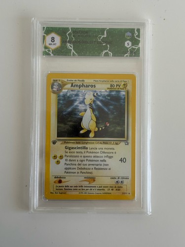 Ampharos holo 1st - ampharos,