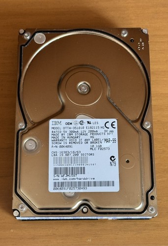 Hard disk vintage - hard, ibm