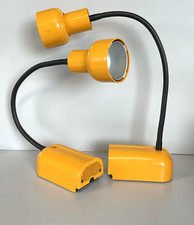 COPPIA APPLIQUE GIALLE ARTEMIDE THOLOS STUDIO E. Gismondi ITALIA LAMPADE VINTAGE