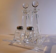 OLIERA, ACETIERA ,SALIERA , PEPIERA in cristallo cOLLE