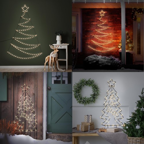 Albero natale bianco caldo - di,