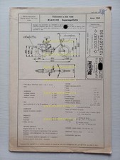 Bianchi 50 Super Aquilotto 1968 scheda omologazione DGM Facsimile Motorizzazione