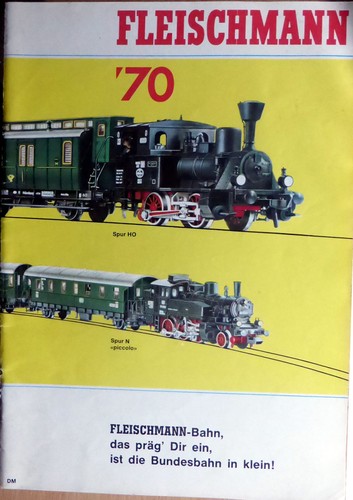 Fleischmann 1970 catalogo con - 1970;,