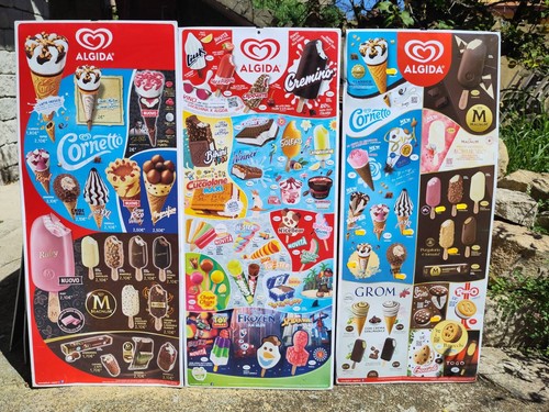 Insegne tabelloni gelati