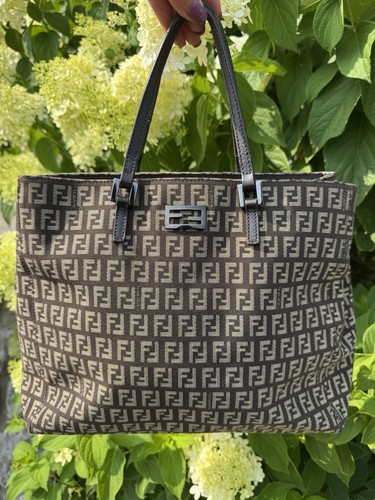 Vintage fendi monogram tote - vintage,
