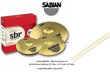 Sabian SBR5003 SBR Performance Set KIT PIATTI PER BATTERIA HI-HAT + CRASH + RIDE
