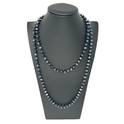 Collana lunga cristalli - collana,