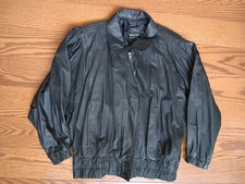 Giubbotto Bomber Pelle Nero