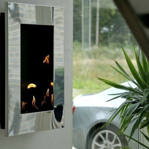 Biocamino parete decoflame - parete,