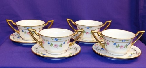 Set tazze zuppa limoges - 4,